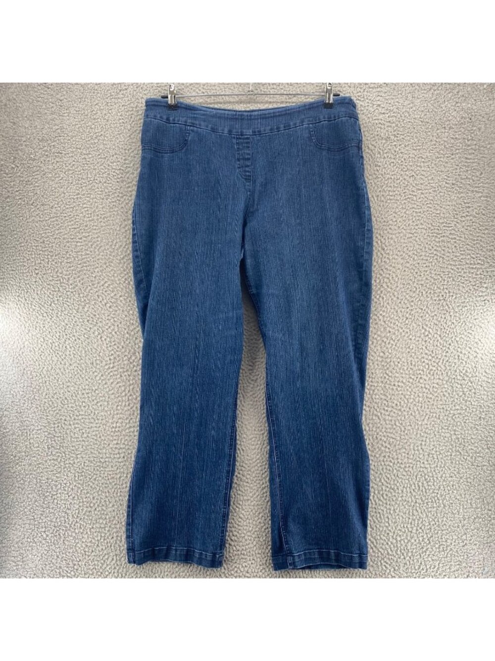 Multiples Jeans Womens 18 Plus Blue Medium Wash Denim Bootcut Stretch Slimming